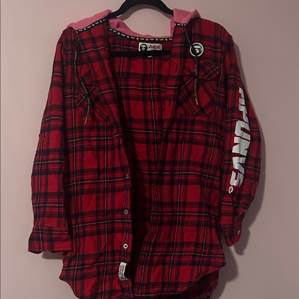 Aape Plaid Oversized Flannel